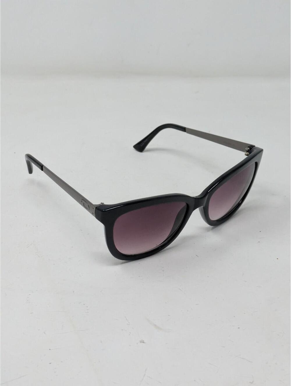 Oscar De La Renta 1244 Black Cat Eye Gradiant Purple Lens Sunglasses - Picture 4 of 12